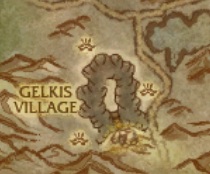 Gelkis Village Map Location